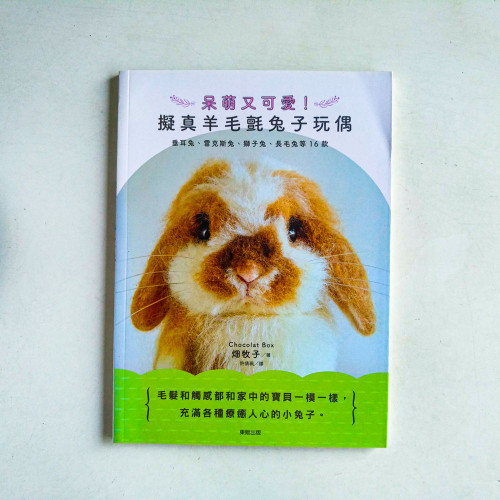 呆萌又可愛!擬真羊毛氈兔子玩偶 呆萌又可愛!擬真羊毛氈兔子玩偶