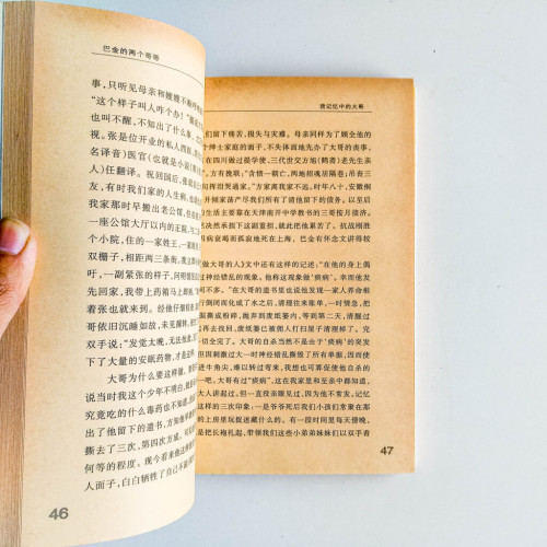 巴金的兩個哥哥 巴金的兩個哥哥