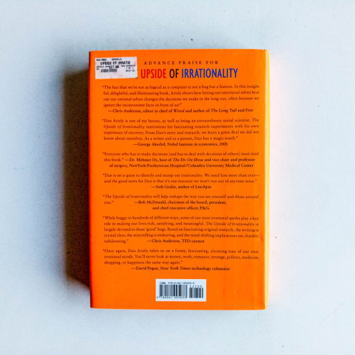 The Upside Of Irrationality The Upside Of Irrationality