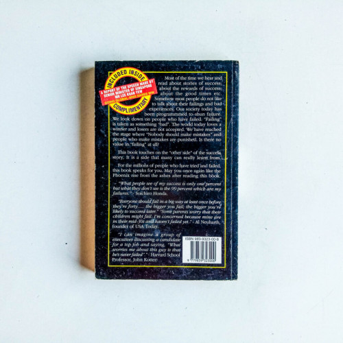 Dare to Fail: A Book whose Time has Come