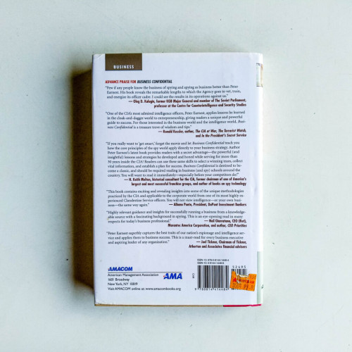 Business Confidential : Lessons for Corporate Success from Inside the CIA Business Confidential : Lessons for Corporate Success from Inside the CIA