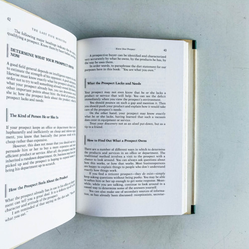 The Last Five Minutes. The Successful Closing Moves in Sales, Burinsess and Interviews The Last Five Minutes. The Successful Closing Moves in Sales, Burinsess and Interviews