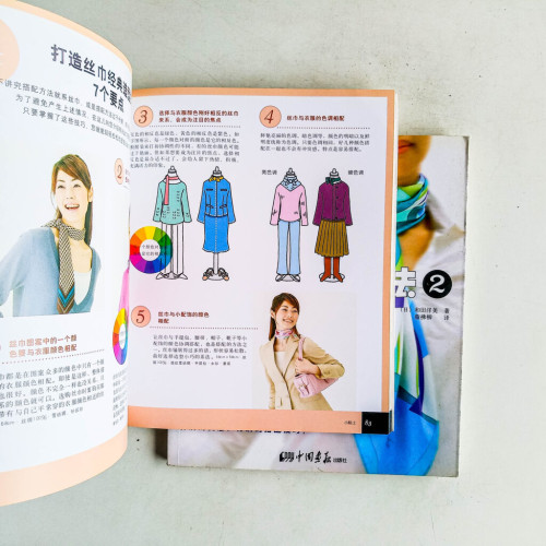 絲巾、披肩、圍巾的系法(2冊) 絲巾、披肩、圍巾的系法(2冊)